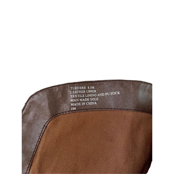 STEVE MADDEN Turnerr Brown Leather High Heeled Boot size 8.5 - Picture 3 of 15